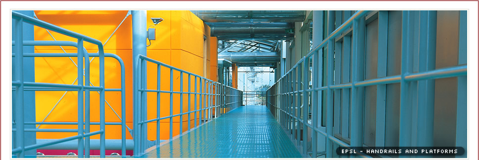 Changing header for European Platform Systems - handrails, platforms, and flooring systems